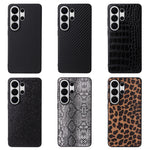 Samsung Galaxy S26 Ultra-skal i PU-läder + TPU + PC-baksida