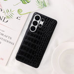 Samsung Galaxy S26 Ultra-skal i PU-läder + TPU + PC-baksida