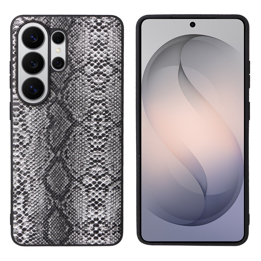 Samsung Galaxy S26 Ultra-skal i PU-läder + TPU + PC-baksida