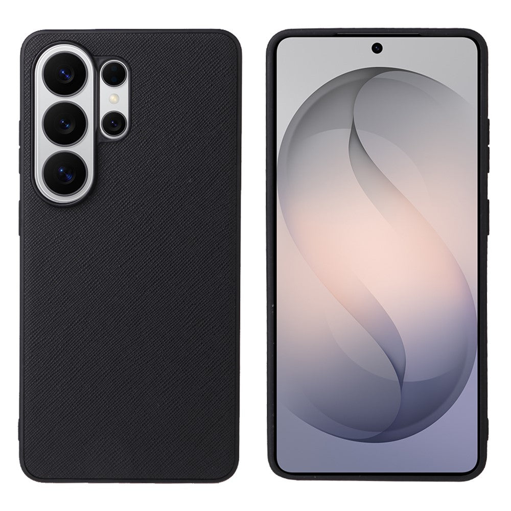Samsung Galaxy S26 Ultra-skal i PU-läder + TPU + PC-baksida