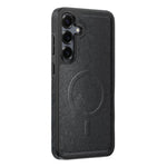 Magnetiskt skal för Samsung Galaxy S26+, PU-läderbelagt PC + TPU, reptåligt mobilskal