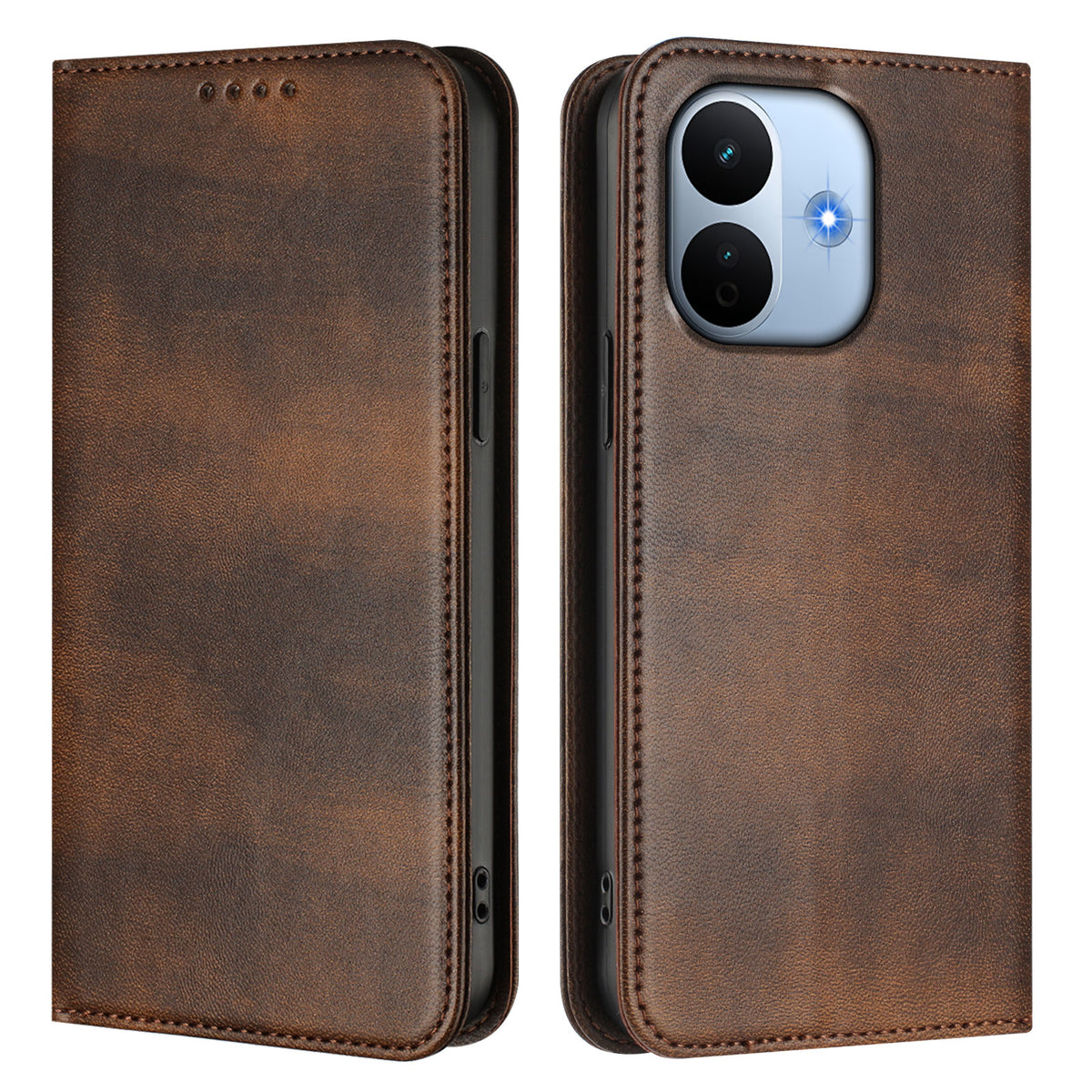 For Xiaomi Redmi Note 17 Pro Max 5G / Xiaomi Redmi Note 17 Pro+ 5G Wallet Cases Retro Texture RFID Blocking Leather Phone Cover