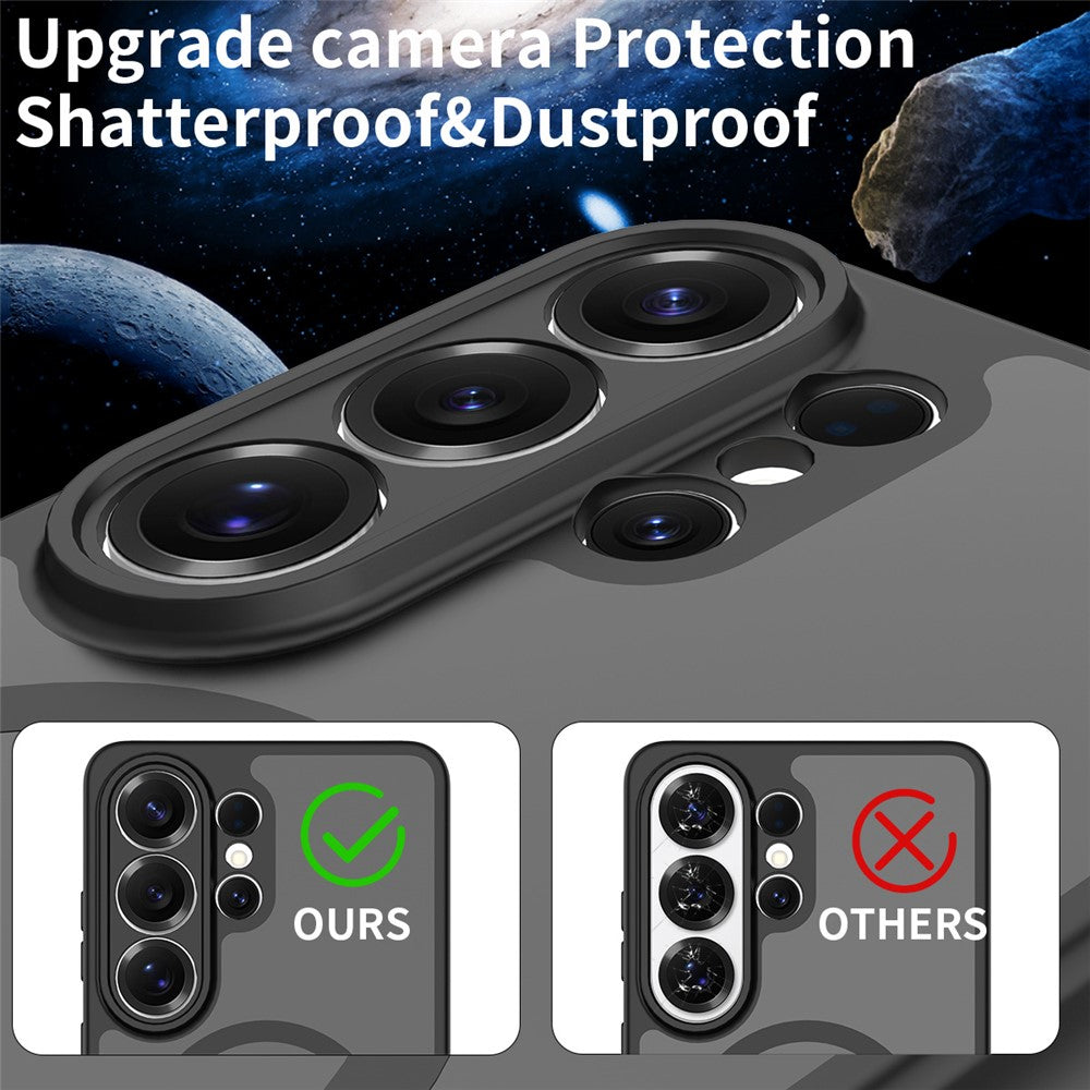 Samsung Galaxy S26 Ultra Magnetiskt Skal Skin Touch PC + TPU Exakta Kamerautskärningar Stötsäkert mobilskal