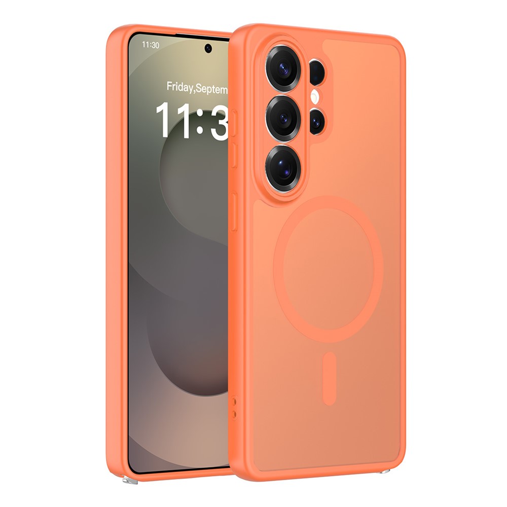 Samsung Galaxy S26 Ultra Magnetiskt Skal Skin Touch PC + TPU Exakta Kamerautskärningar Stötsäkert mobilskal