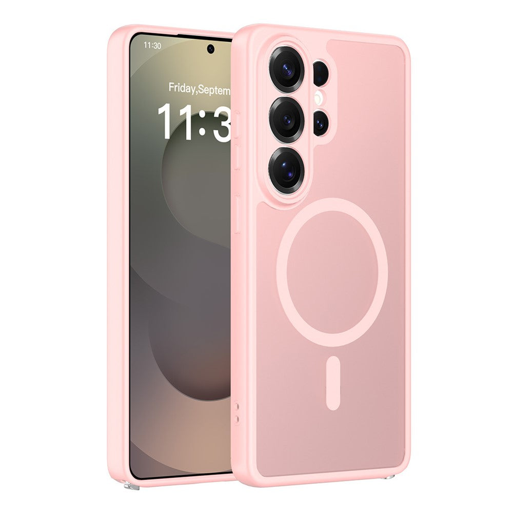 Samsung Galaxy S26 Ultra Magnetiskt Skal Skin Touch PC + TPU Exakta Kamerautskärningar Stötsäkert mobilskal