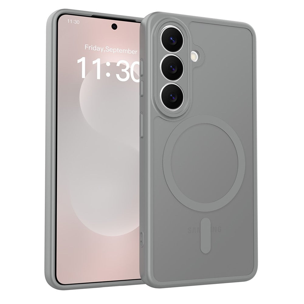 Samsung Galaxy S26 Magnetiskt Skal Skin Touch PC + TPU Precisa Kamerautskärningar Stötsäkert mobilskal