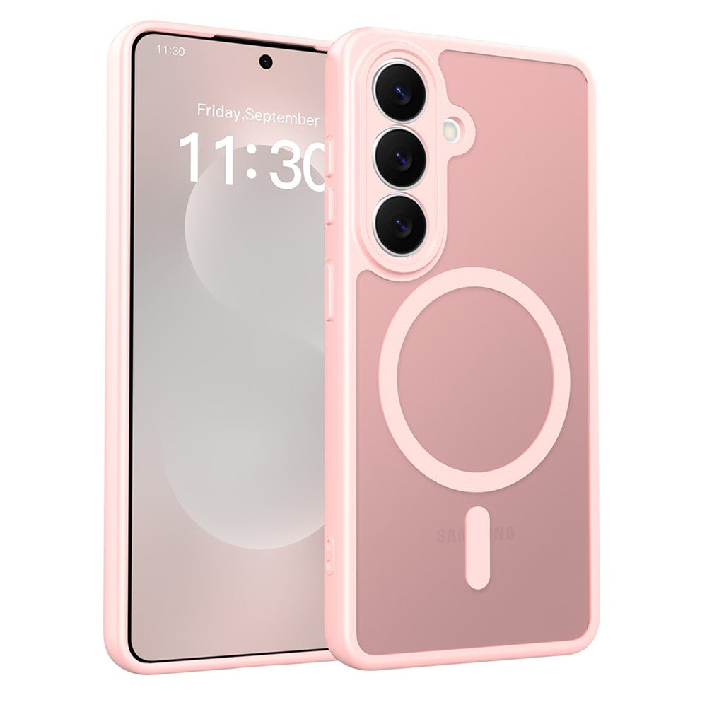 Samsung Galaxy S26 Magnetiskt Skal Skin Touch PC + TPU Precisa Kamerautskärningar Stötsäkert mobilskal