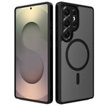 For Samsung Galaxy S25 Ultra Magnetic Case Skin Touch PC + TPU Precise Camera Cutouts Shockproof Phone Cover