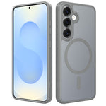 For Samsung Galaxy S25+ Magnetic Case Skin Touch PC + TPU Precise Camera Cutouts Shockproof Phone Cover