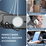 For Samsung Galaxy S25 Magnetic Case Skin Touch PC + TPU Precise Camera Cutouts Shockproof Phone Cover