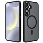 For Samsung Galaxy S24+ Magnetic Case Skin Touch PC + TPU Precise Camera Cutouts Shockproof Phone Cover