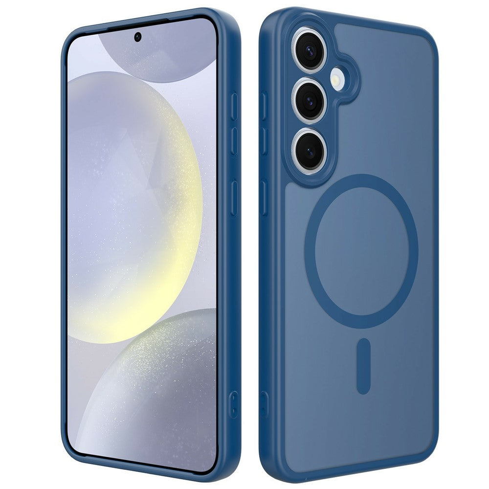For Samsung Galaxy S24+ Magnetic Case Skin Touch PC + TPU Precise Camera Cutouts Shockproof Phone Cover