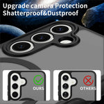 For Samsung Galaxy S24 Magnetic Case Skin Touch PC + TPU Precise Camera Cutouts Shockproof Phone Cover