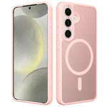 For Samsung Galaxy S24 Magnetic Case Skin Touch PC + TPU Precise Camera Cutouts Shockproof Phone Cover