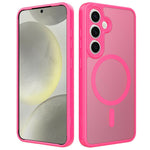 For Samsung Galaxy S24 Magnetic Case Skin Touch PC + TPU Precise Camera Cutouts Shockproof Phone Cover