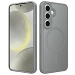 For Samsung Galaxy S24 Magnetic Case Skin Touch PC + TPU Precise Camera Cutouts Shockproof Phone Cover