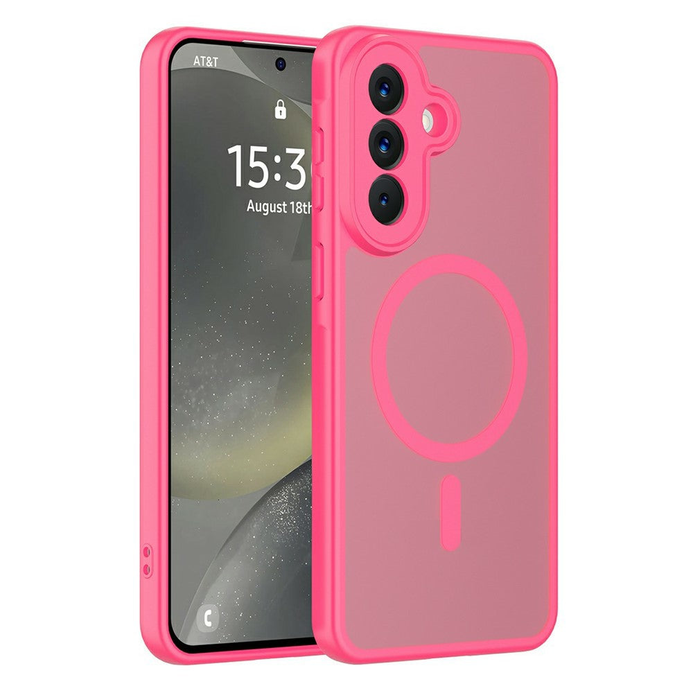 Samsung Galaxy A57 5G Magnetiskt Skal Skin Touch PC + TPU Exakta Kamerautskärningar Stötsäkert mobilskal