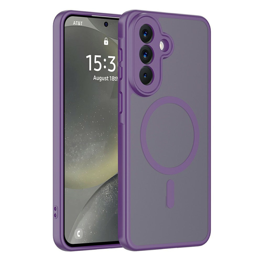 Samsung Galaxy A57 5G Magnetiskt Skal Skin Touch PC + TPU Exakta Kamerautskärningar Stötsäkert mobilskal