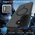 Samsung Galaxy A37 5G Magnetiskt Skal Skin Touch PC + TPU Exakta Kamerautskärningar Stötsäkert mobilskal