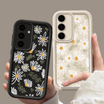 Samsung Galaxy S26+ skal med daisymönster och precis kameraskydd, förtjockat TPU-fodral