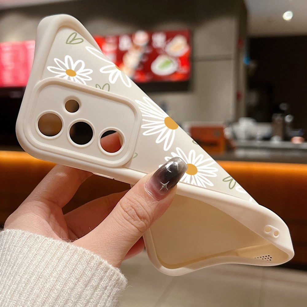 Skal med daisymönster till Samsung Galaxy A26 5G / A17 5G / A17 4G, förtjockat TPU-mobilskal med exakt kameraskydd