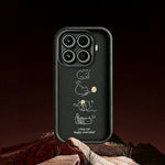 For Xiaomi 17T Pro TPU Case Little Cat Playing Pattern Printing Rubberized Anti-Slip Phone Cover