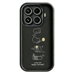 For Xiaomi 17T Pro TPU Case Little Cat Playing Pattern Printing Rubberized Anti-Slip Phone Cover