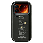 Xiaomi 17 Pro TPU-skal Liten katt som leker mönstertryck Gummerat halkfritt mobilskydd