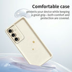 For Samsung Galaxy S26 TPU Case Little Cat Playing Pattern Printing Rubberized Anti-Slip Phone Cover
