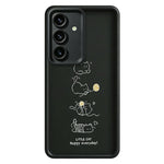 For Samsung Galaxy S26 TPU Case Little Cat Playing Pattern Printing Rubberized Anti-Slip Phone Cover