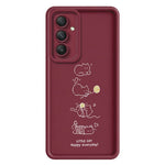 Samsung Galaxy A57 5G TPU-skal Liten katt som leker mönstertryck Gummerat halkfritt mobilskal