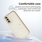 TPU-skal till Samsung Galaxy A18 5G / A18 4G / A17 5G / A17 4G, liten katt som leker, mönstertryck, gummibelagt, halkfritt mobilskal