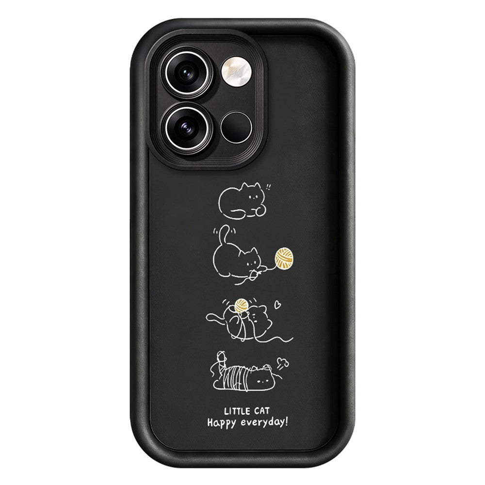 OnePlus Nord 6 5G TPU-skal Liten katt som leker mönstertryck Gummerat halkfritt mobilskydd