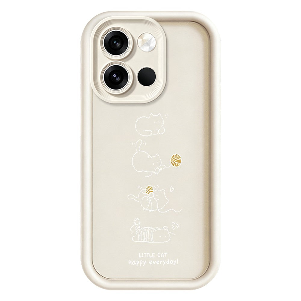 OnePlus Nord 6 5G TPU-skal Liten katt som leker mönstertryck Gummerat halkfritt mobilskydd