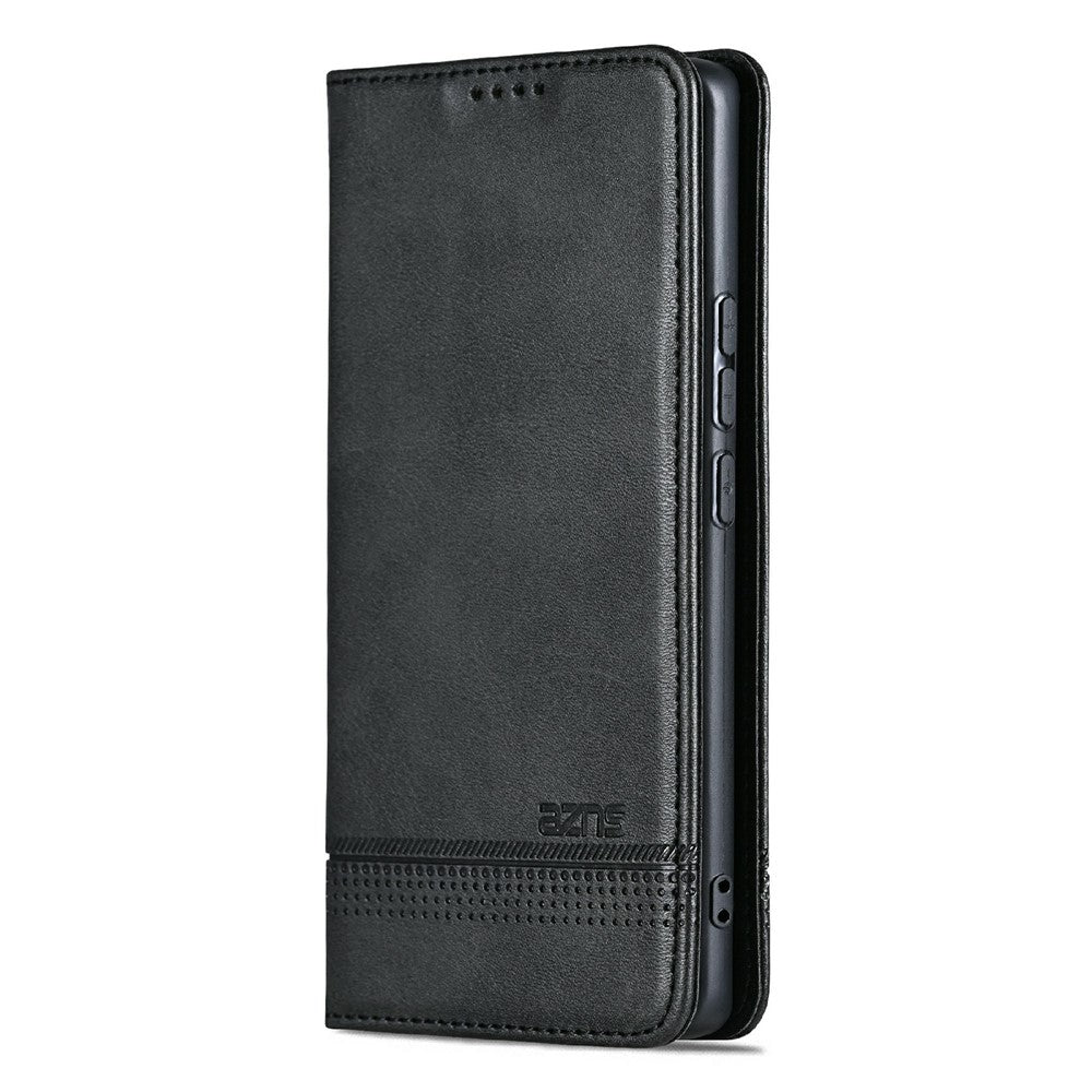 AZNS For Xiaomi Redmi Note 17 Pro Max 5G Phone Case Cowhide Texture PU Leather Wallet Phone Cover