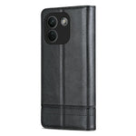 AZNS For Xiaomi Redmi Note 17 Pro Max 5G Phone Case Cowhide Texture PU Leather Wallet Phone Cover