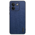 Xiaomi Redmi Note 17 Pro Max 5G-skal i trästruktur, PU-läderbelagt PC TPU-mobilskal