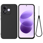 Xiaomi Redmi Note 17 5G (Global) / Xiaomi Redmi Note 17 (Indien/Kina) 5G / Xiaomi Redmi Note 17 4G (Global) flydende silikonecover, mobilbagside med håndrem