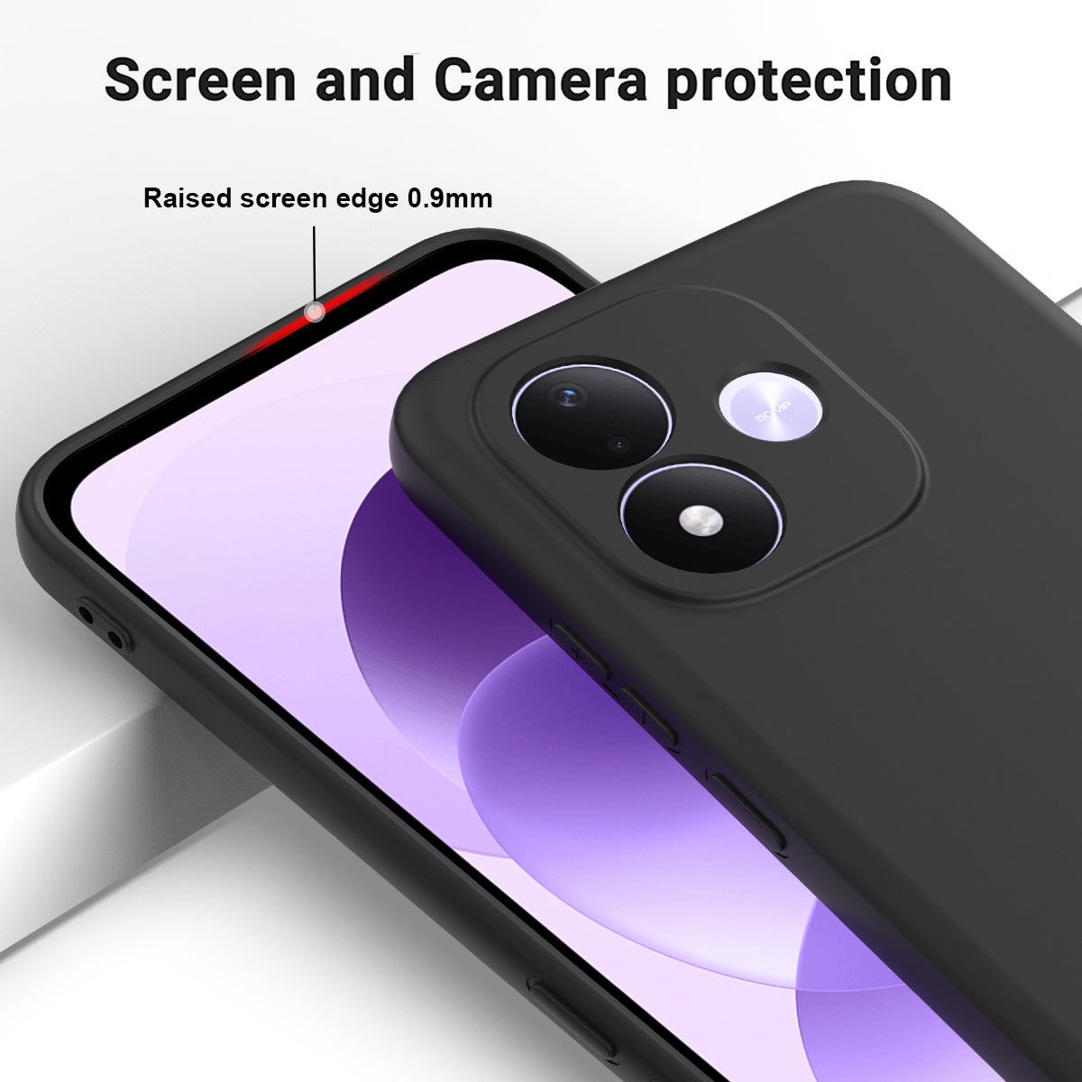 Xiaomi Redmi Note 17 5G (Global) / Xiaomi Redmi Note 17 (Indien/Kina) 5G / Xiaomi Redmi Note 17 4G (Global) Flytande silikonskal, mobilbaksida med handrem