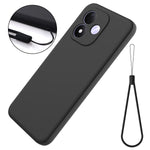 Xiaomi Redmi Note 17 5G (Global) / Xiaomi Redmi Note 17 (Indien/Kina) 5G / Xiaomi Redmi Note 17 4G (Global) flydende silikonecover, mobilbagside med håndrem
