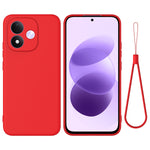 Xiaomi Redmi Note 17 5G (Global) / Xiaomi Redmi Note 17 (Indien/Kina) 5G / Xiaomi Redmi Note 17 4G (Global) flydende silikonecover, mobilbagside med håndrem