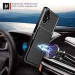 Mobilcover med kortholder til Samsung Galaxy A08 5G / A08 4G / A07 5G / A07 4G / A07s 4G / A06 4G / A06 4G, PU-læder + TPU-bagside