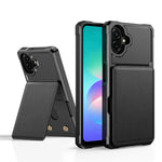 Mobilcover med kortholder til Samsung Galaxy A08 5G / A08 4G / A07 5G / A07 4G / A07s 4G / A06 5G / A06 4G, PU-læder + TPU-bagside