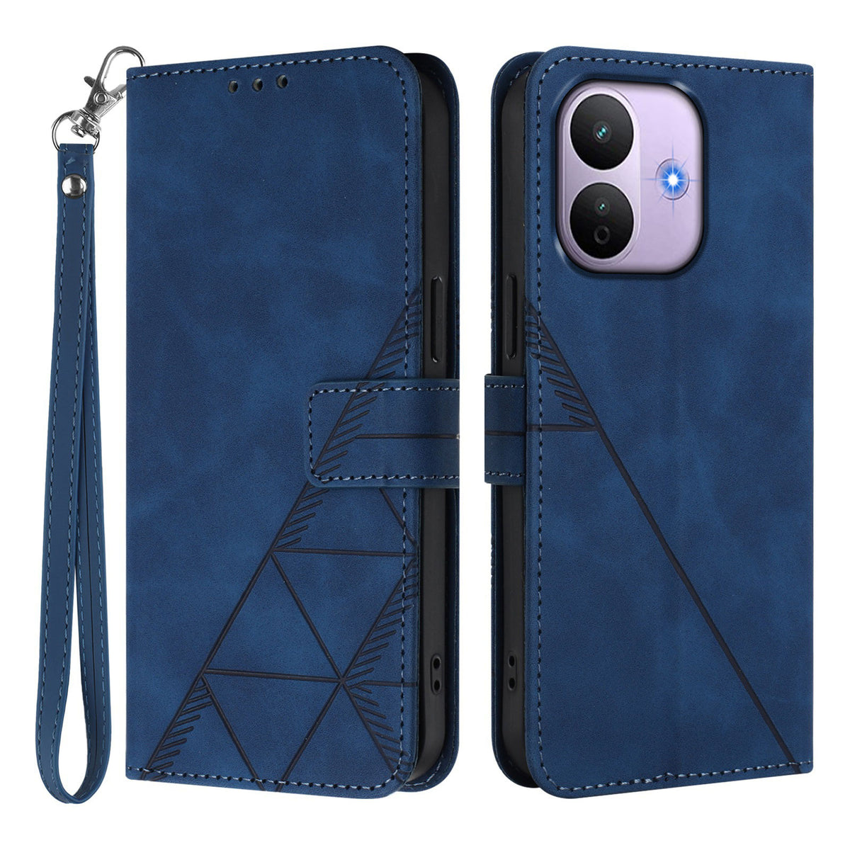 Läderfodral med handrem för Xiaomi Redmi Note 17 Pro 5G, plånboksfodral, mobilfodral