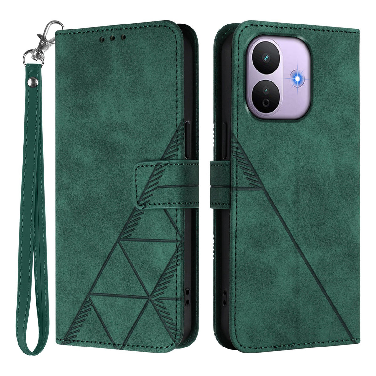 Läderfodral med handrem för Xiaomi Redmi Note 17 Pro 5G, plånboksfodral, mobilfodral