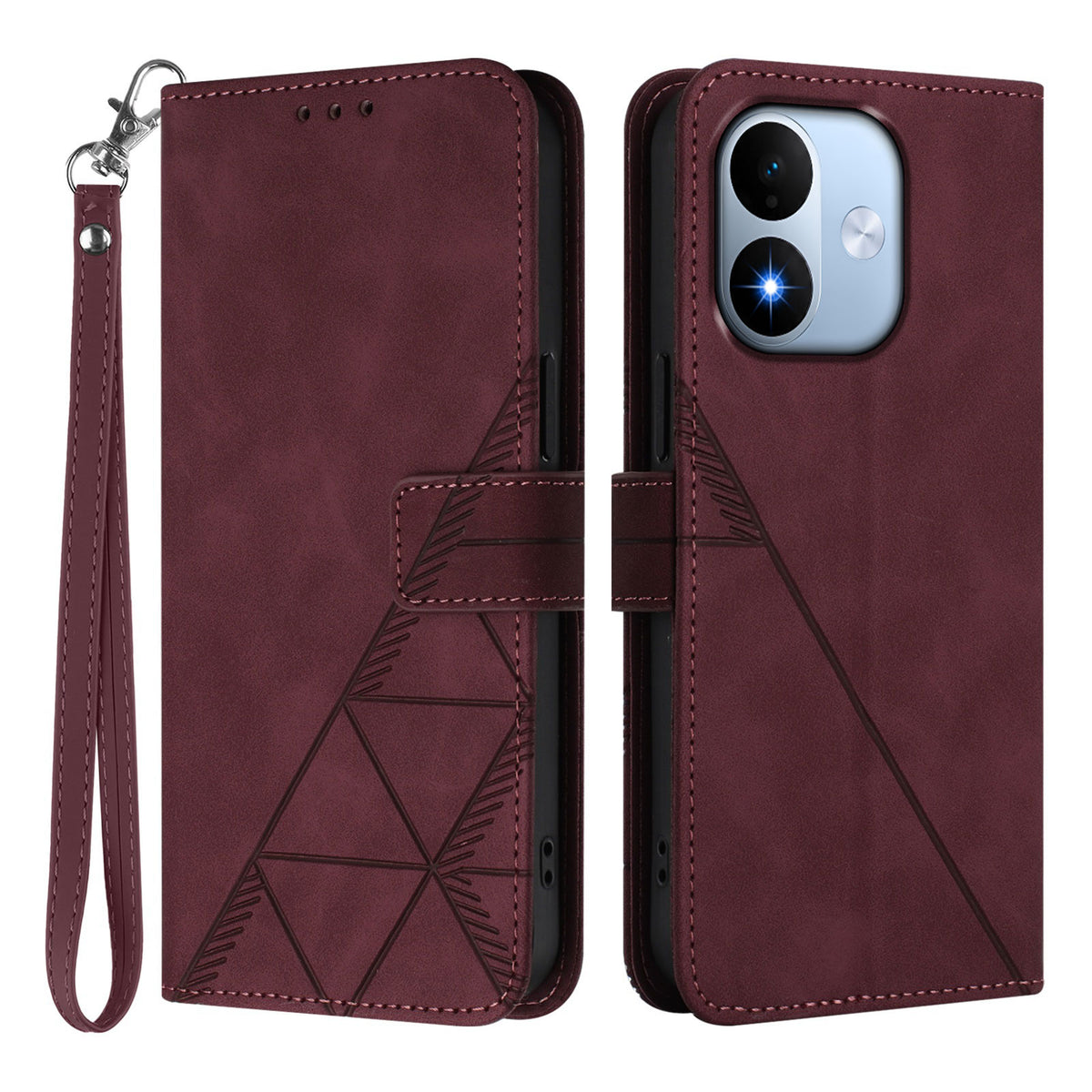 For Xiaomi Redmi Note 17 5G (Global) / Xiaomi Redmi Note 17 (India/China) 5G / Xiaomi Redmi Note 17 4G (Global) Leather Case with Hand Strap Wallet Stand Phone Cover