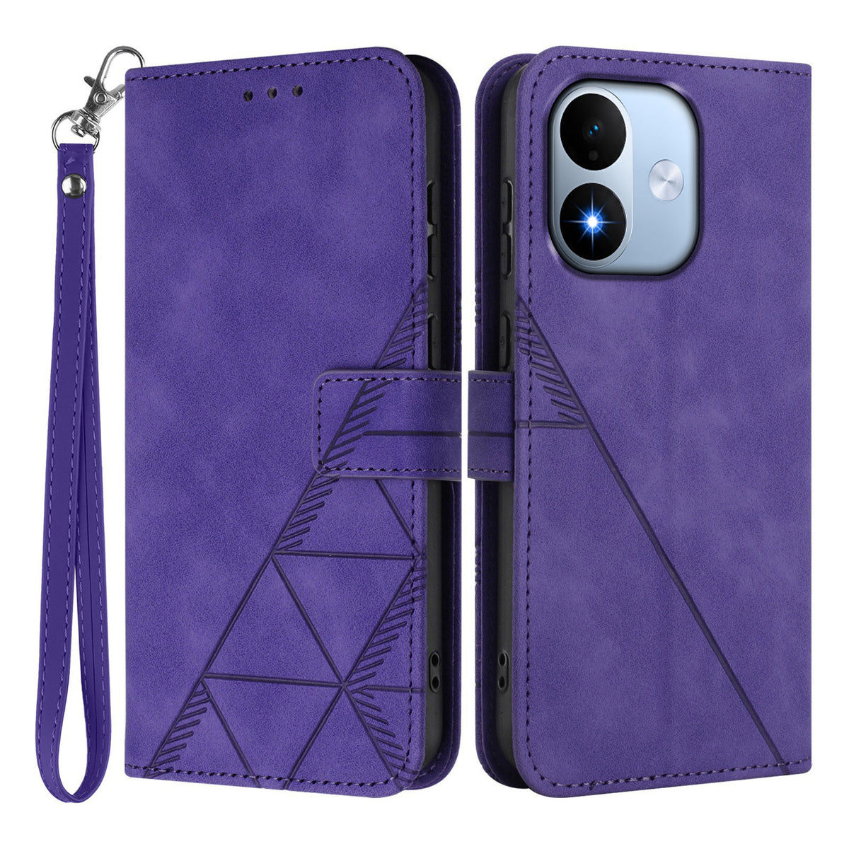For Xiaomi Redmi Note 17 5G (Global) / Xiaomi Redmi Note 17 (India/China) 5G / Xiaomi Redmi Note 17 4G (Global) Leather Case with Hand Strap Wallet Stand Phone Cover