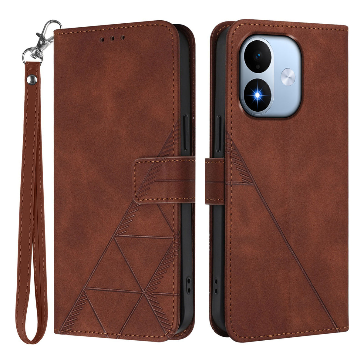 For Xiaomi Redmi Note 17 5G (Global) / Xiaomi Redmi Note 17 (India/China) 5G / Xiaomi Redmi Note 17 4G (Global) Leather Case with Hand Strap Wallet Stand Phone Cover
