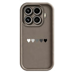 Xiaomi 17T TPU-skal Gummerat halkfritt bakstycke med fem hjärtmönster