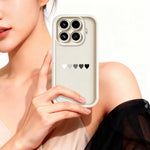 For Xiaomi 17T Pro TPU Case Rubberized Anti-Slip Five Heart Pattern Phone Back Cover